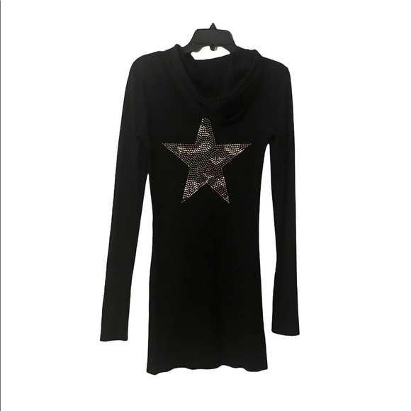 Royal Plush, Hooded Black, Long Sleeve - Picture 1 of 5